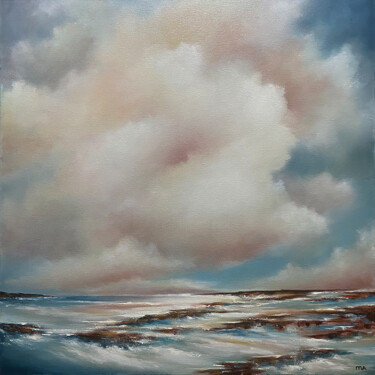 Pittura intitolato "Windswept Silence" da Mullo, Opera d'arte originale, Olio Montato su Telaio per barella in legno