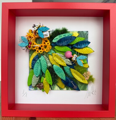 「Little Forest #3」というタイトルの絵画 Michael Fantozziによって, オリジナルのアートワーク, アクリル