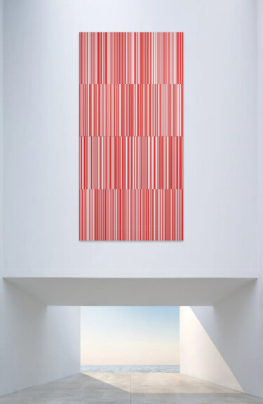 Infinitum CVI-I-XV Painting titled "Infinitum CVI-I-XV" by Kris Kim, Original Artwork, Acrylic