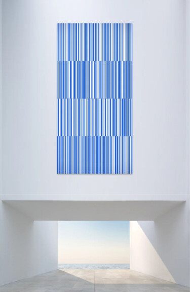 Painting titled "Infinitum XLI-I-DC" by Kris Kim, Original Artwork, Acrylic