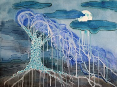 Tears of the Tree 绘画 标题为“Tears of the Tree” 由Yana Bila, 原创艺术品, 水彩