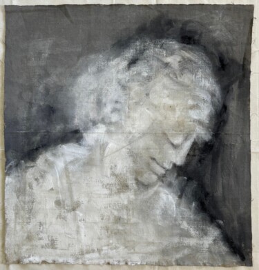 「Kopf」というタイトルの絵画 Birgit Kargによって, オリジナルのアートワーク, 顔料