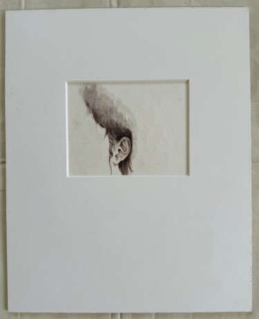Schilderij getiteld "Ohr" door Birgit Karg, Origineel Kunstwerk, Aquarel