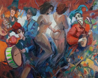 "Teraz jazzz" başlıklı Tablo Tomasz Bachanek tarafından, Orijinal sanat, Petrol