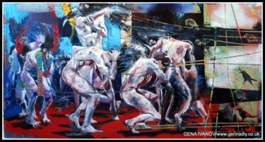 "The Leader, Project…" başlıklı Tablo Gennadiy V. Ivanov tarafından, Orijinal sanat, Petrol