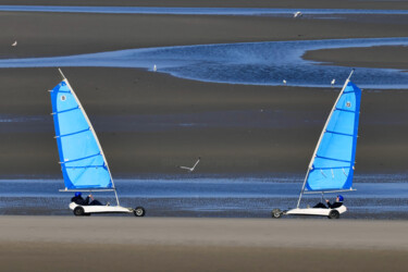 "Chars à voile, Berck" başlıklı Fotoğraf Pierre-Yves Rospabé tarafından, Orijinal sanat, Fotoşopsuz fotoğraf