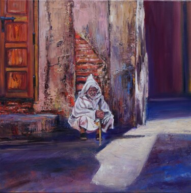 绘画 标题为“Old men resting Mar…” 由Gennadiy V. Ivanov, 原创艺术品, 油