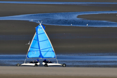 CHARS à VOILE, BERCK-PLAGE Фотография под названием "CHARS à VOILE, BERC…" - Pierre-Yves Rospabé, Подлинное произведение искусства, Не манипулируемая ф…
