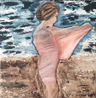 the Shore "the Shore" başlıklı Tablo Sennur Üzgen tarafından, Orijinal sanat, Akrilik Ahşap Sedye çerçevesi üzerine monte edilmiş
