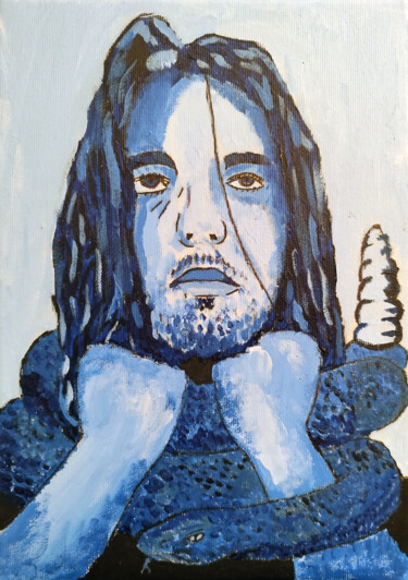 Pintura titulada "Abbraccio" por Maria Galan, Obra de arte original, Acrílico