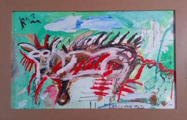 Peinture intitulée "Tjr Les mêmes MRD" par Hector O'Kanin, Œuvre d'art originale, Acrylique