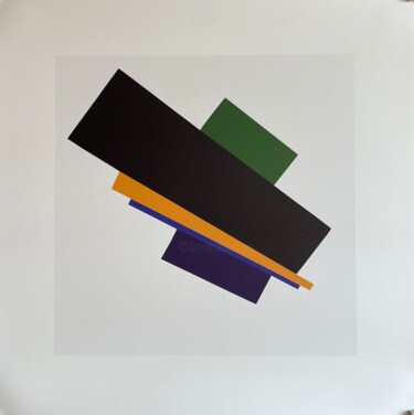 Peinture intitulée "Suprematisme, 1915,…" par Kasimir Malevitch, Œuvre d'art originale, Sérigraphie
