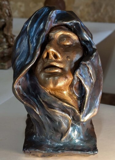 Hommage à Madeleine Sculptuur getiteld "Hommage à Madeleine" door Moon Billard, Origineel Kunstwerk, Klei