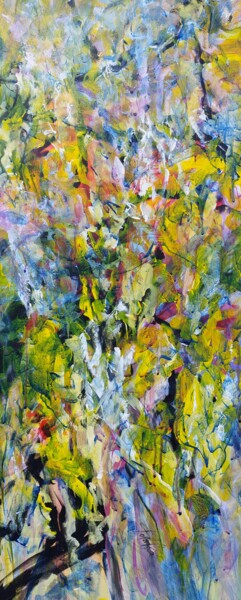 Golden Stillness 2 Pintura intitulada "Golden Stillness 2" por Kateryna Solodka (Katia Solodka), Obras de arte originais, Acrílico Montado em A…