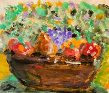 Pintura intitulada "Natura Viva" por Fabio Presicce, Obras de arte originais, Têmpera