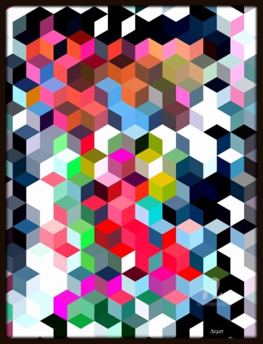 数字艺术 标题为“Cube” 由Jean Philippe Desmoulins, 原创艺术品, 三维建模