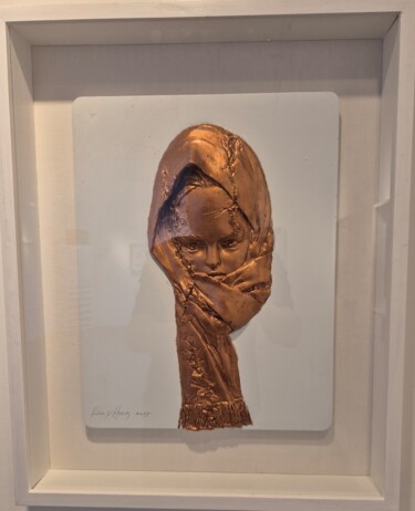 Escultura intitulada "파괴의 역사06" por Jihoon Kim, Obras de arte originais, Papel Montado em Painel de madeira