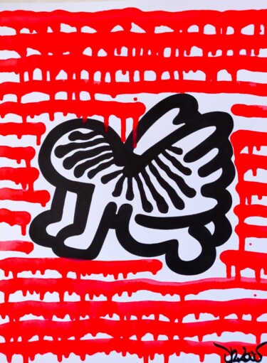 Pintura titulada "Street Angel ( Trib…" por Dr. Love, Obra de arte original, Acrílico