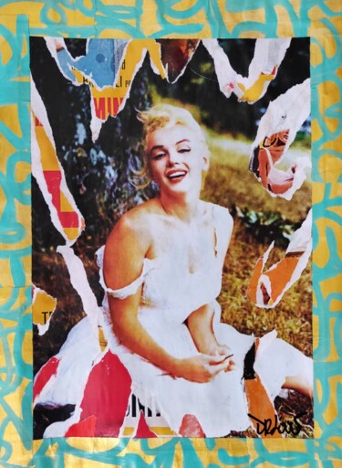 "Marilyn dream" başlıklı Tablo Dr. Love tarafından, Orijinal sanat, Kolaj