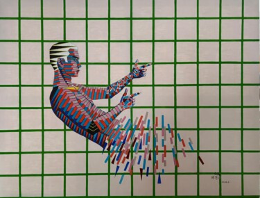 "Courage weapons con…" başlıklı Tablo Sizhou Fu tarafından, Orijinal sanat, Pigmentler