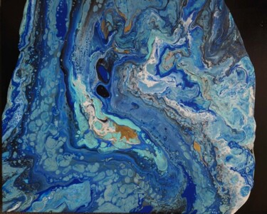 Schilderij getiteld "08" door Xia Xia, Origineel Kunstwerk, Acryl Gemonteerd op Frame voor houten brancard