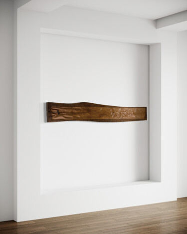 Escultura titulada "Inlay" por Lionel Le Coq, Obra de arte original, Madera
