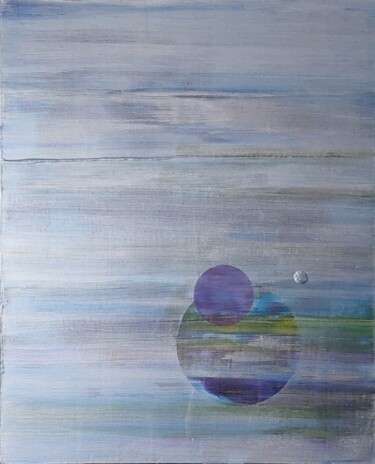 Pittura intitolato "Horizons effacés, s…" da Thierry Wurmser, Opera d'arte originale, Acrilico Montato su Telaio per barella…