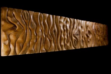 Sculptuur getiteld "Sand" door Lionel Le Coq, Origineel Kunstwerk, Hout