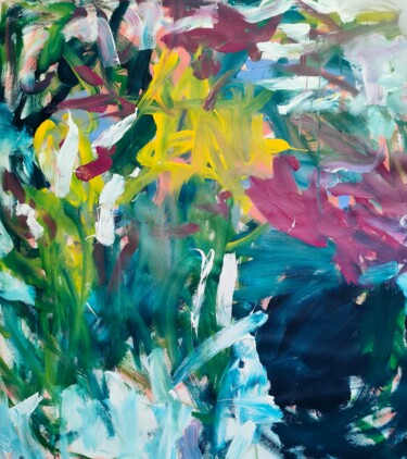 Akano "Akano" başlıklı Tablo Emily Starck tarafından, Orijinal sanat, Akrilik Ahşap Sedye çerçevesi üzerine monte edilmiş