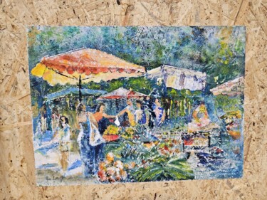 제목이 "Les Marchés - 14"인 미술작품 Dan로, 원작, 아크릴