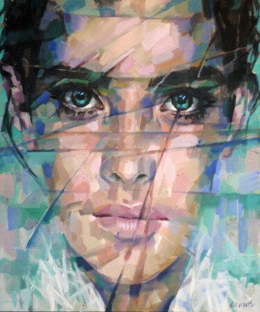 Pintura titulada "ALЁNA" por Aleksandr Ilichev, Obra de arte original, Acrílico
