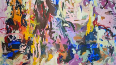 Painting titled "Beyond time" by Emily Starck, Original Artwork, Acrylic Mounted on Wood Stretcher frame