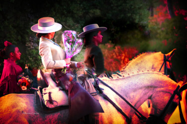 Fotografia intitulada "Camino al Rocio 21" por Alfonso García, Obras de arte originais, Fotografia digital