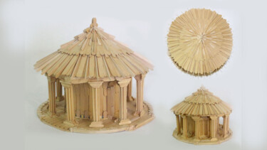 θόλος*. Cathedral (Magic Sticks) Design titled "θόλος*. Cathedral (…" by Anatolii Zhamoido, Original Artwork, Jewelry