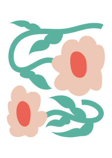 Digital Arts titled "Spring Blossoms in…" by Chun Yu Guan, Original Artwork, AI generated image Mounted on Cardboard