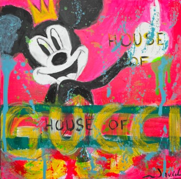 Mouse Gucci Pop Art "Mouse Gucci Pop Art" başlıklı Tablo David Harianna tarafından, Orijinal sanat, Akrilik Ahşap Sedye çerçevesi üzerine monte…