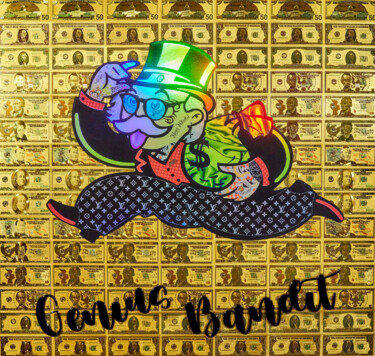 Schilderij getiteld "Genius Bandit" door Diederik Van Apple, Origineel Kunstwerk, 2D Digital Work