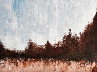 Pintura intitulada "Pole" por Diana Ostroga (Diana Ledenko), Obras de arte originais, Acrílico Montado em Armação em madeira