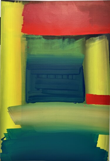 Pintura intitulada "Valentine Place (Ye…" por Ptolemy Mann, Obras de arte originais, Aquarela