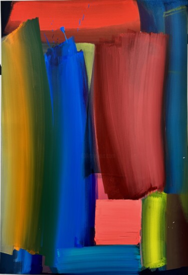 Sussex Painting (Light Force), 2024, Ptolemy Mann 「Sussex Painting (Li…」というタイトルの絵画 Ptolemy Mannによって, オリジナルのアートワーク, 水彩画