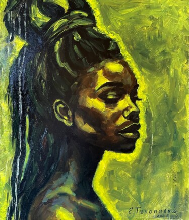 Original painting Oil portrait Woman portrait "Original painting O…" başlıklı Tablo Elena Tananaeva tarafından, Orijinal sanat, Petrol Ahşap Sedye çerçevesi üzerine monte…