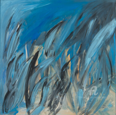 Bewegte Pflanzen 「Bewegte Pflanzen」というタイトルの絵画 Martina Heyd-Jilgによって, オリジナルのアートワーク, アクリル