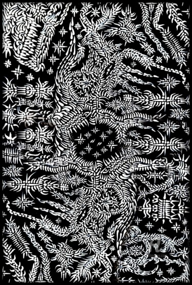 数字艺术 标题为“StellArt” 由Jean Philippe Desmoulins, 原创艺术品, 丙烯