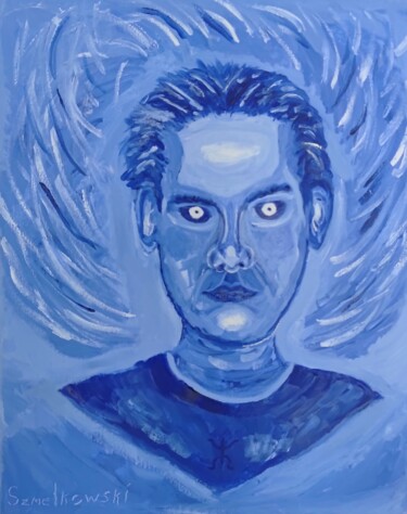 self-portrait 24×30S.Szmelkowski 绘画 标题为“self-portrait 24×30…” 由Stanisław Szmelkowski (Ermolaev), 原创艺术品, 油