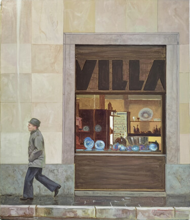 Painting titled "Il Villa" by Gio Mondelli, Original Artwork, Acrylic