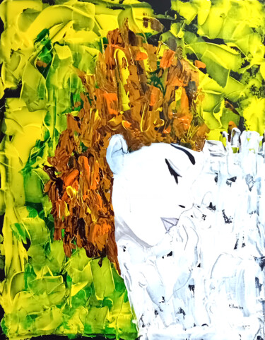 绘画 标题为“Dreaming” 由Patrick Joosten, 原创艺术品, 丙烯 安装在木质担架架上