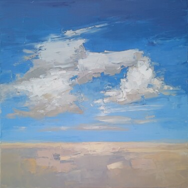 Painting titled "One timelessness pe…" by Emilia Milcheva, Original Artwork, Oil Mounted on Wood Stretcher frame