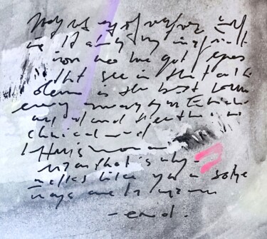 Картина под названием "Notorious notes nob…" - Milto Sideris, Подлинное произведение искусства, Акрил