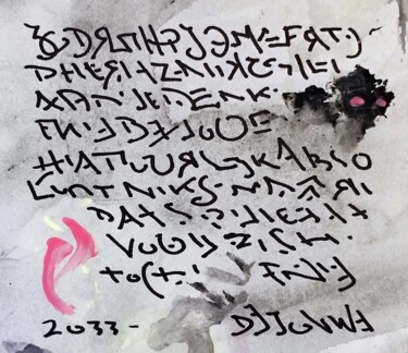 Peinture intitulée "Notorious notes nob…" par Milto Sideris, Œuvre d'art originale, Acrylique