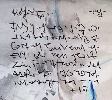 Pittura intitolato "Notorious notes nob…" da Milto Sideris, Opera d'arte originale, Acrilico